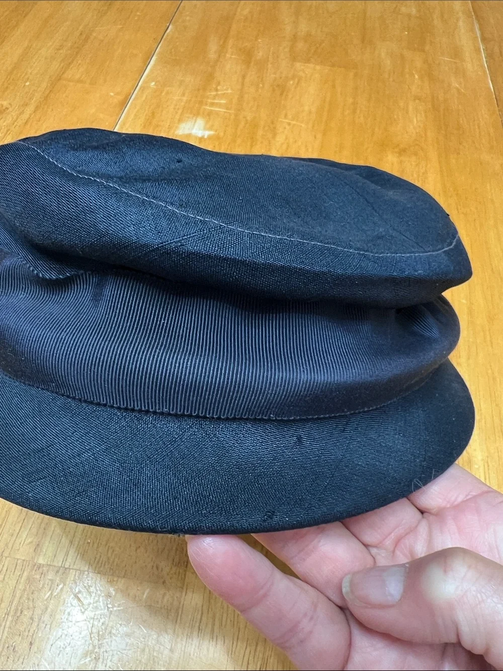 Vintage Suzy Neiman Marcus Blue Cloche Hat with Bow.